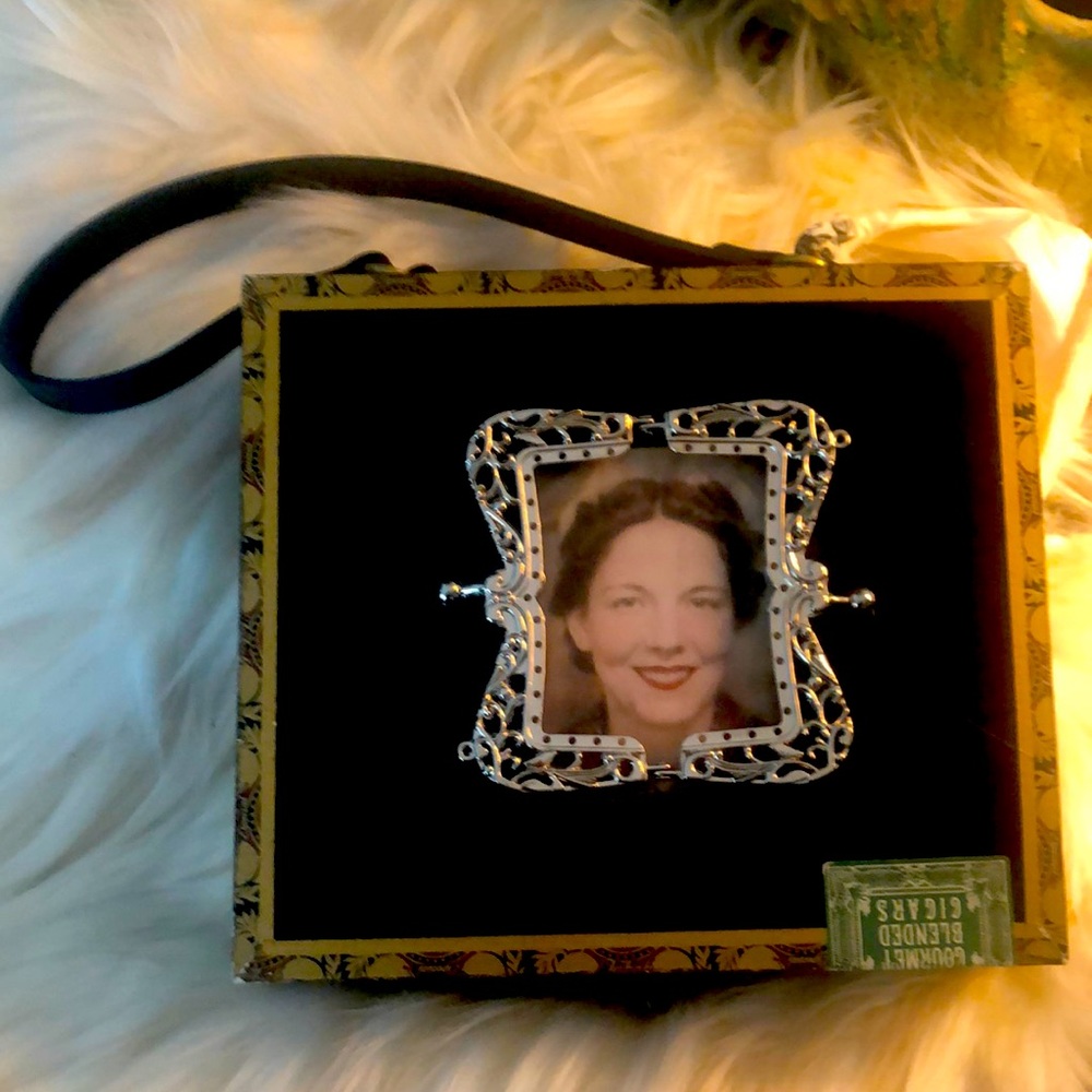Embellished Cigar Box Purse/ Handbag